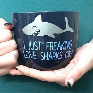 I Just Freaking Love Sharks. Ok? Mug